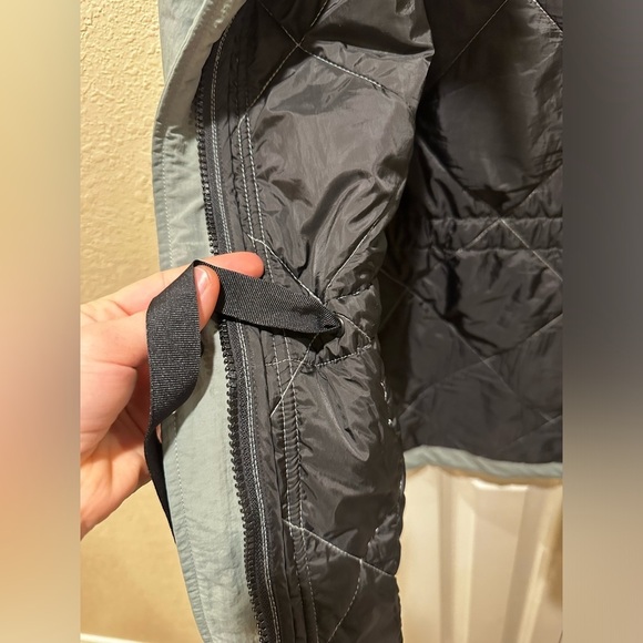 Bernardo Nordstrom Eco-Minded Women’s Hooded Full Zip Quilted Puffer Sage, S - Picture 5 of 14